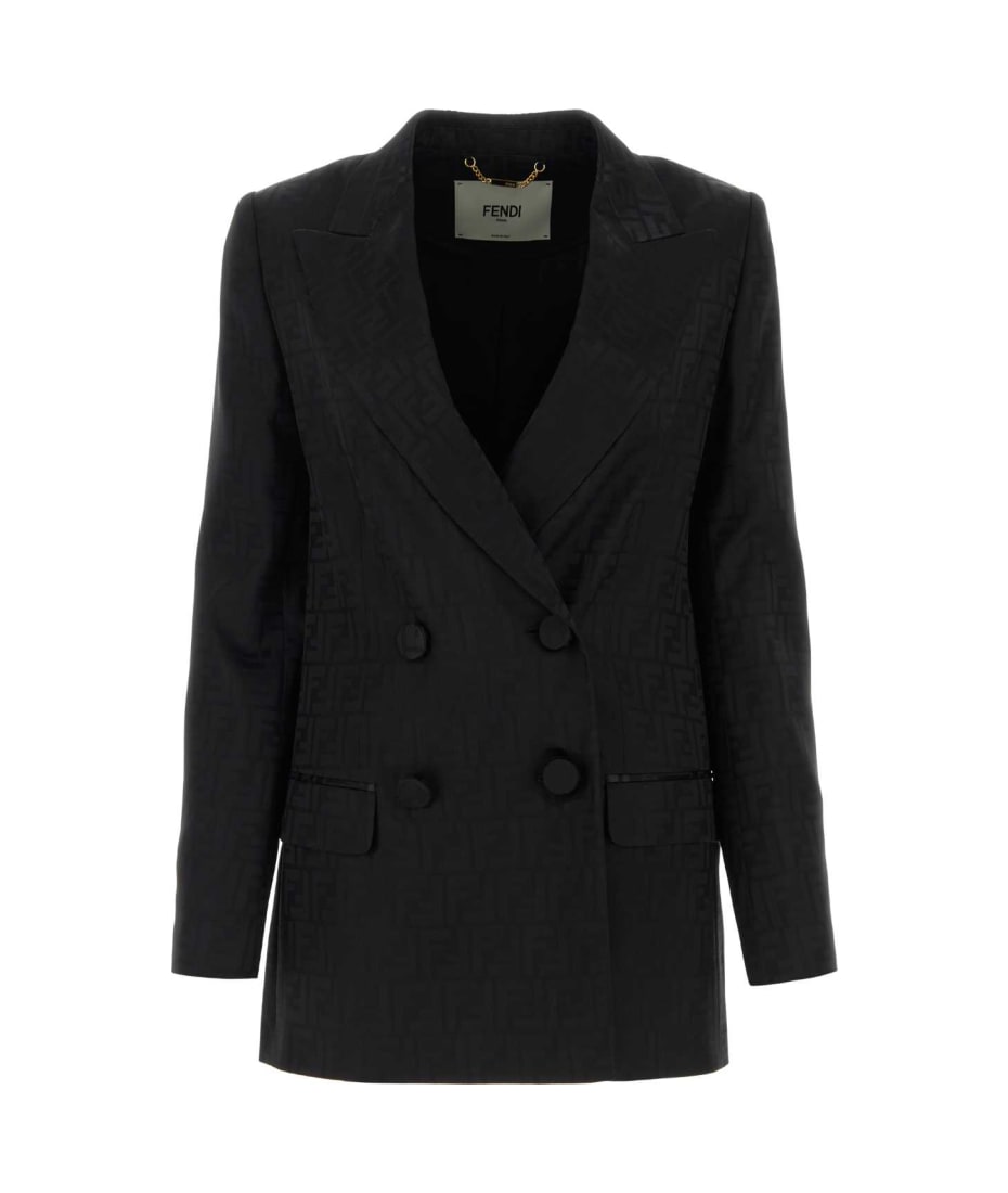 【送料&関税込】Fendi Embroidered Satin Blazer Fendi Embroidered Satin Blazer | italist