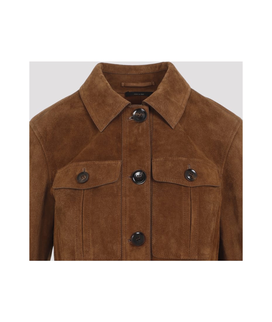 レザージャケット・コート TOM FORD CROPPED LEATHER JACKET TOM FORD Cropped leather biker jacket | NET-A-PORTER
