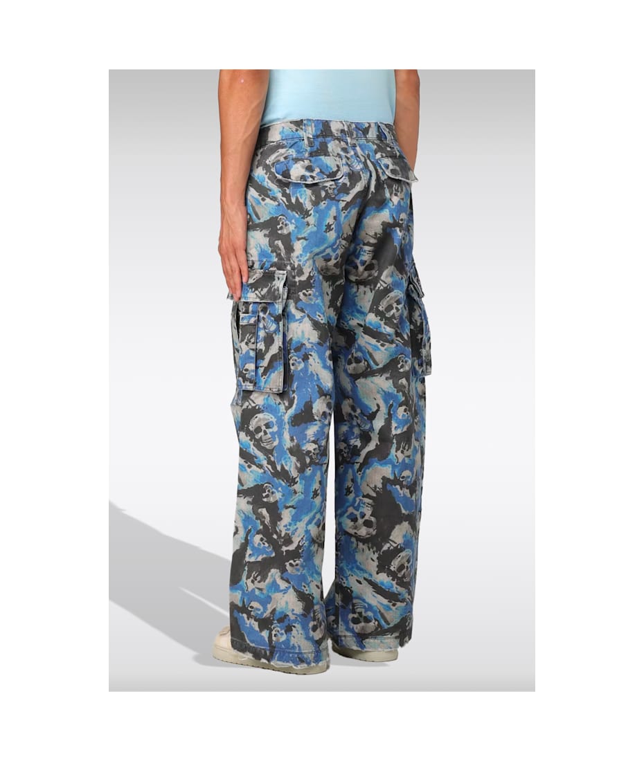 パンツ ERL Skull Printed Cargo Pants パンツ ERL Skull Printed Cargo Pants ERL Unisex Skull Cargo Pants