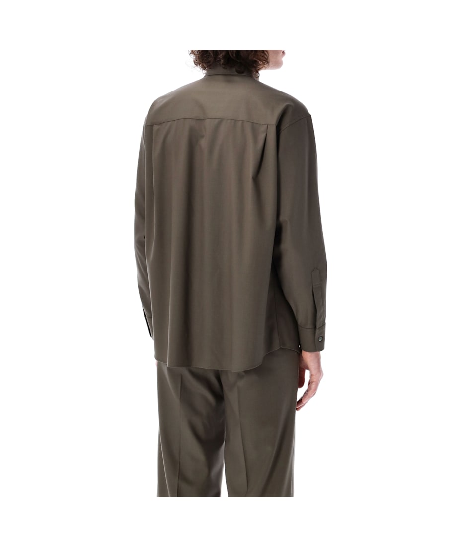 ＜AURALEE＞ SUPER FINE TROPICAL WOOL SHIRT Men's Super Fine Tropical Wool Shirt – La Garçonne