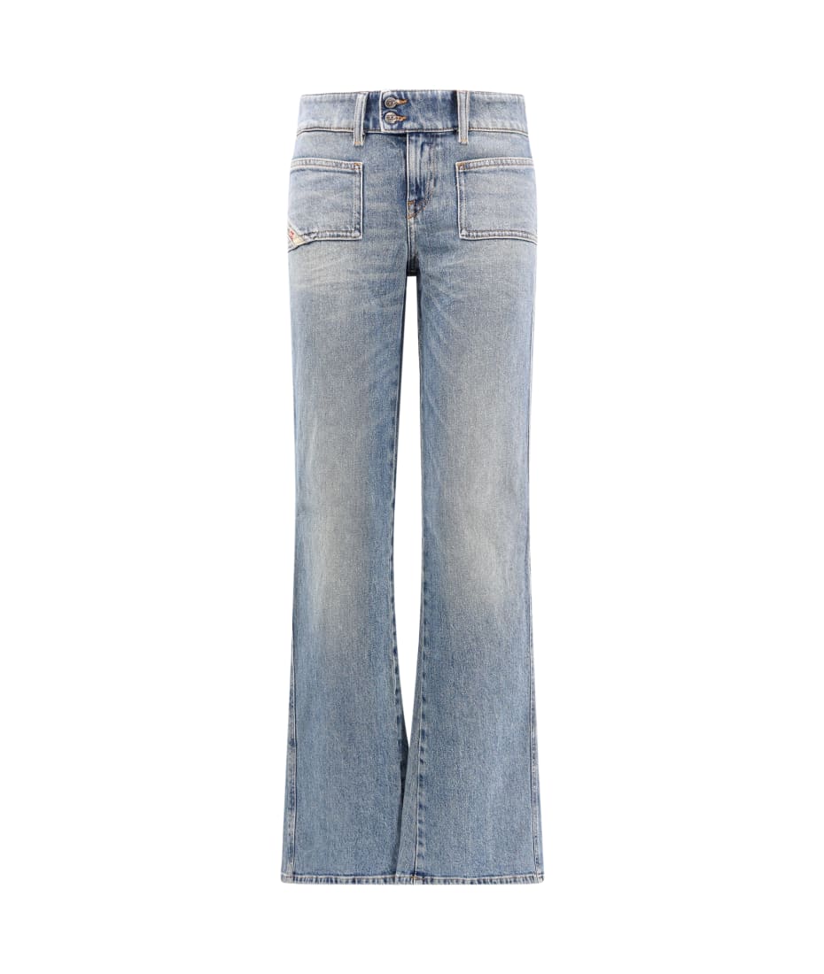 DIESEL Dハッシュフレアシンス A1382009L19096 01DENIM Women's Bootcut Jeans | Medium blue | Diesel D-Hush