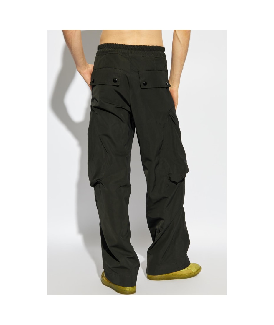 abcDRIES VAN NOTEN 23AW/FW カーゴパンツ DRIES VAN NOTEN】SS23 ワイド カーゴパンツ Black 送料関税込