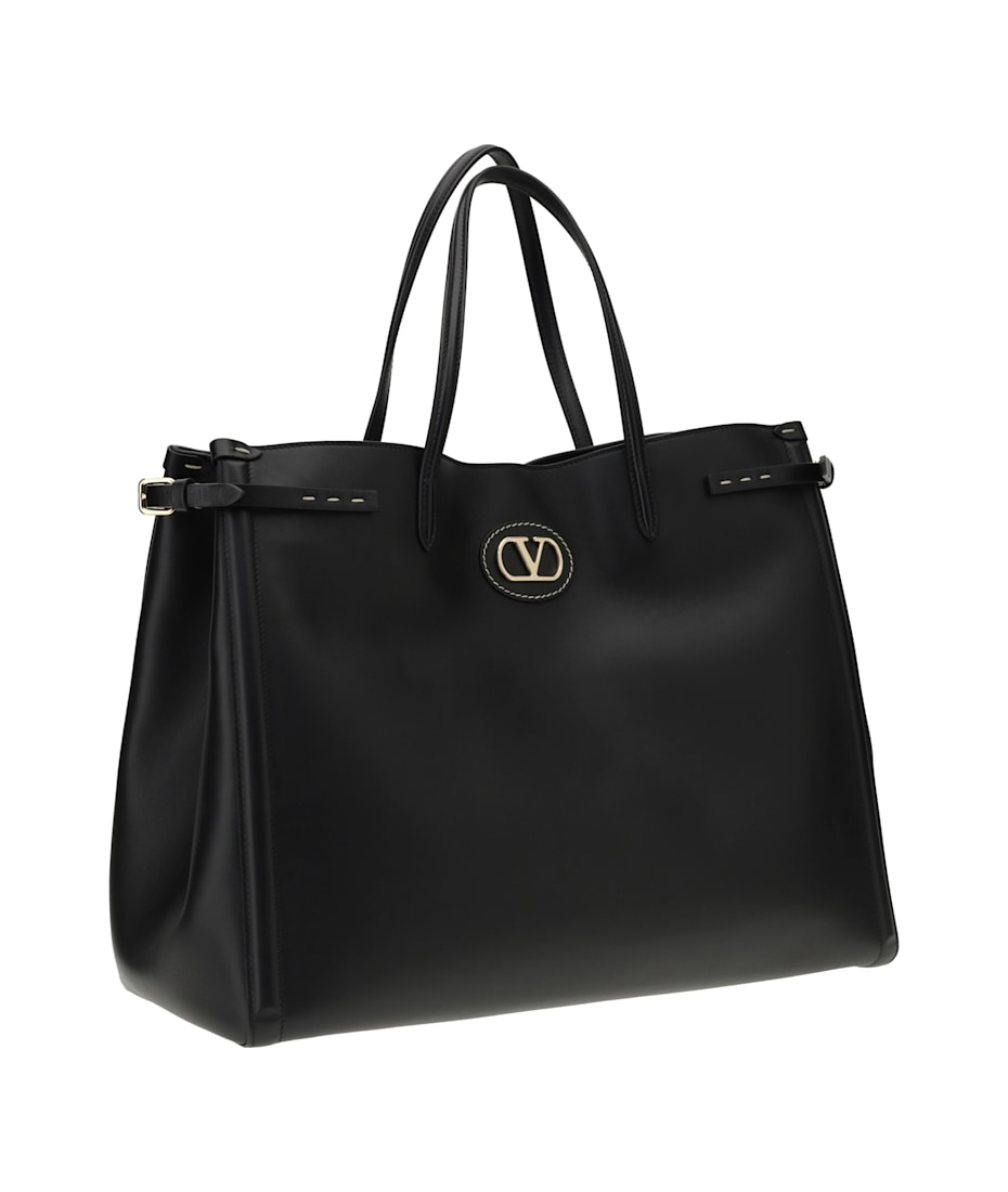 【VALENTINO】ANTIBES LARGE TOTE BAG VALENTINO GARAVANI Antibes Large Logo-Appliquéd Cotton