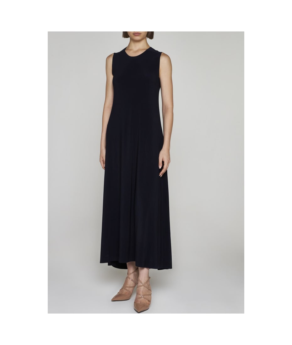 Norma Kamali Sleeveless Long Swing Dress | italist