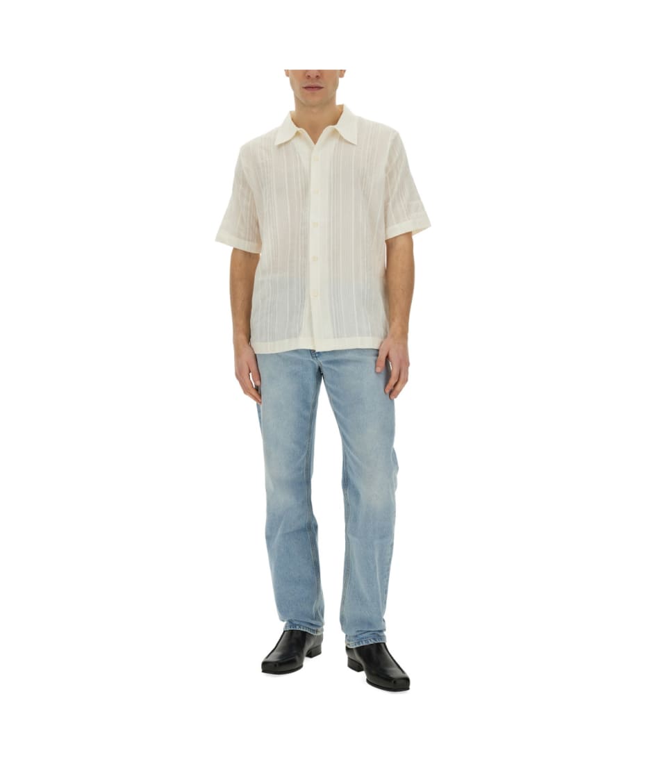 パンツ 24SS sefr STRAIGHT CUT JEANS STRAIGHT CUT JEANS (BLK)