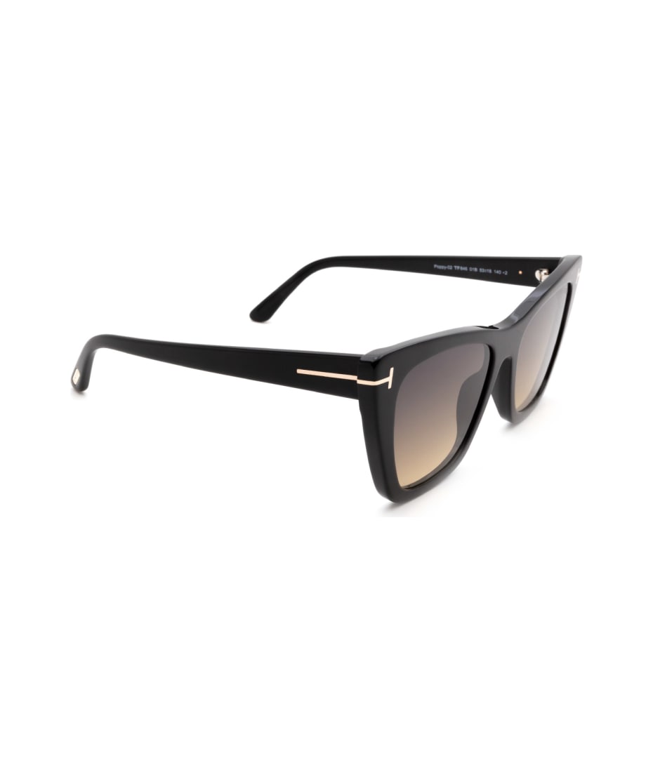 Tom Ford Eyewear Ft0846 Shiny Black Sunglasses | italist, ALWAYS LIKE A SALE