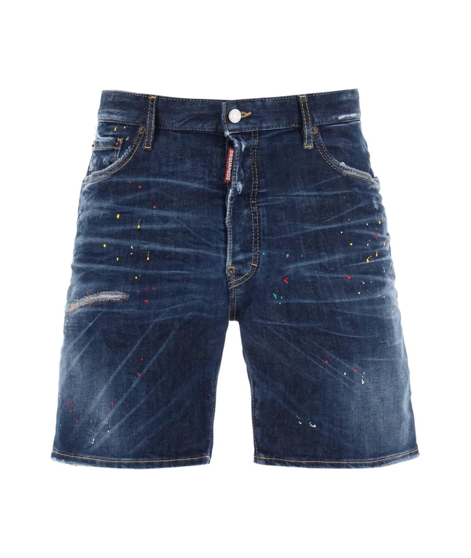 【送料&関税込】Dsquared2 Marine Denim Shorts DSQUARED2 Marine Shorts Blue | Mainline Menswear United States