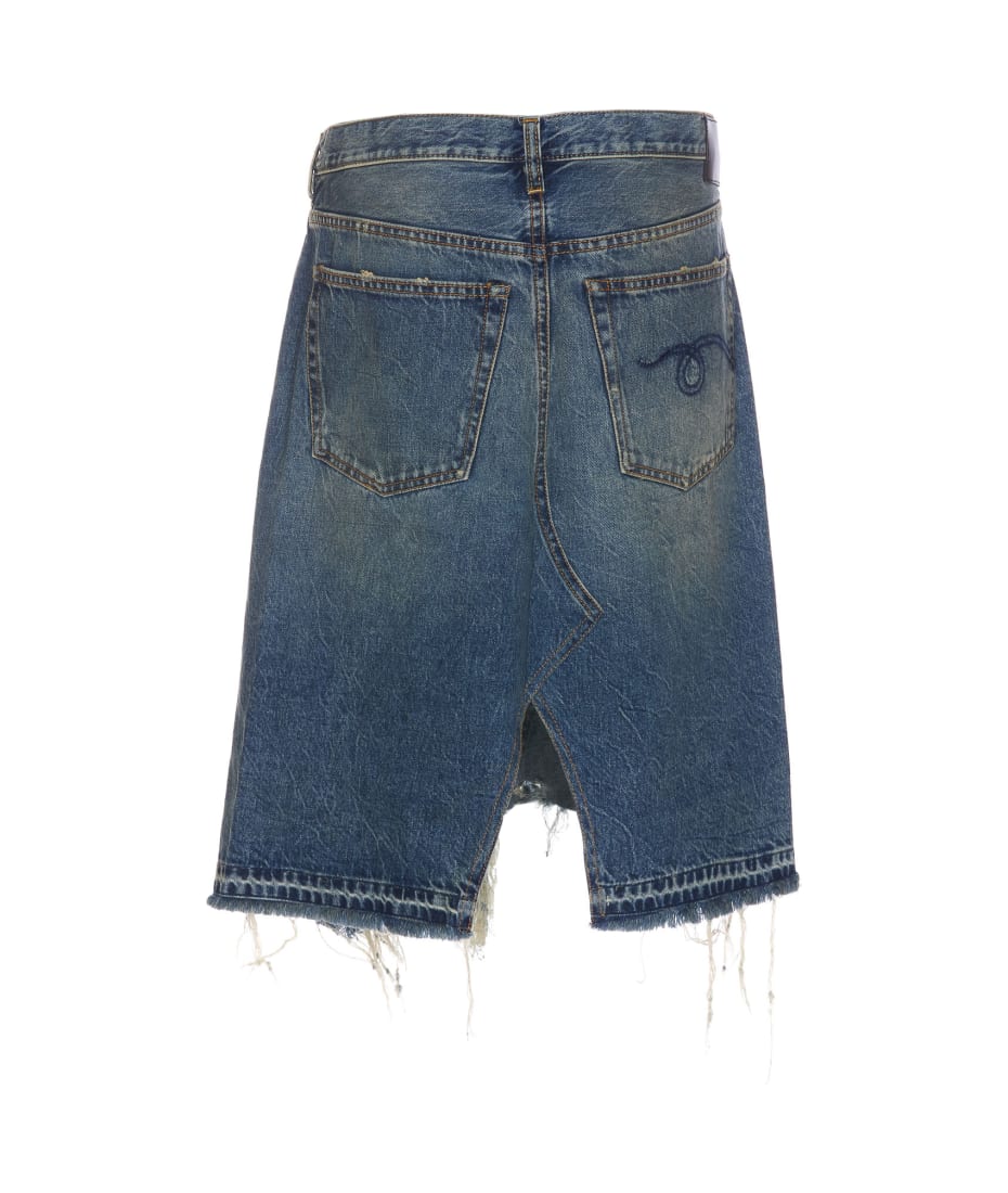 R13 Norbury Denim Skirt italist