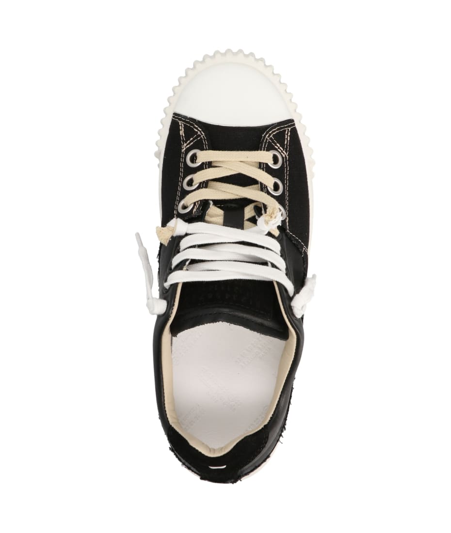 Maison Margiela New Evolution Lace-up Sneakers In Leather
