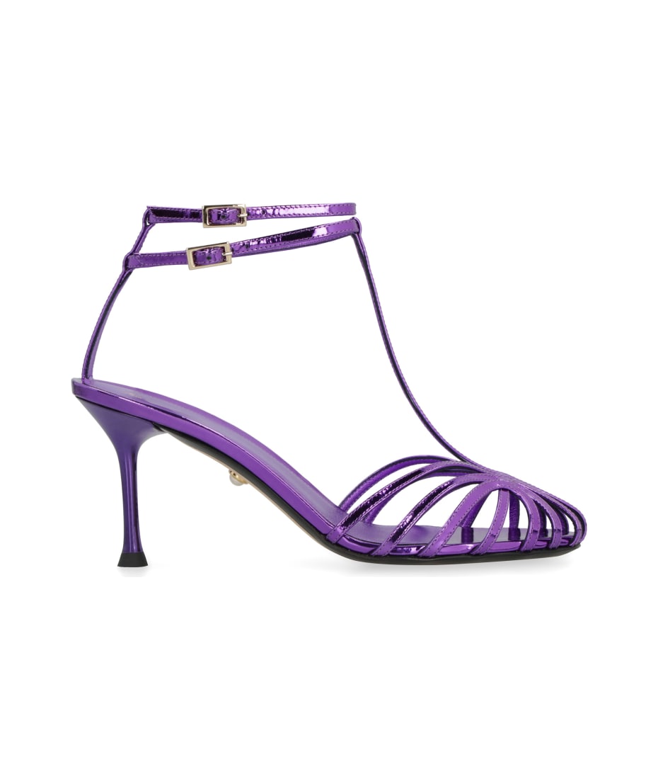 Jessie metallic hot sale leather sandal