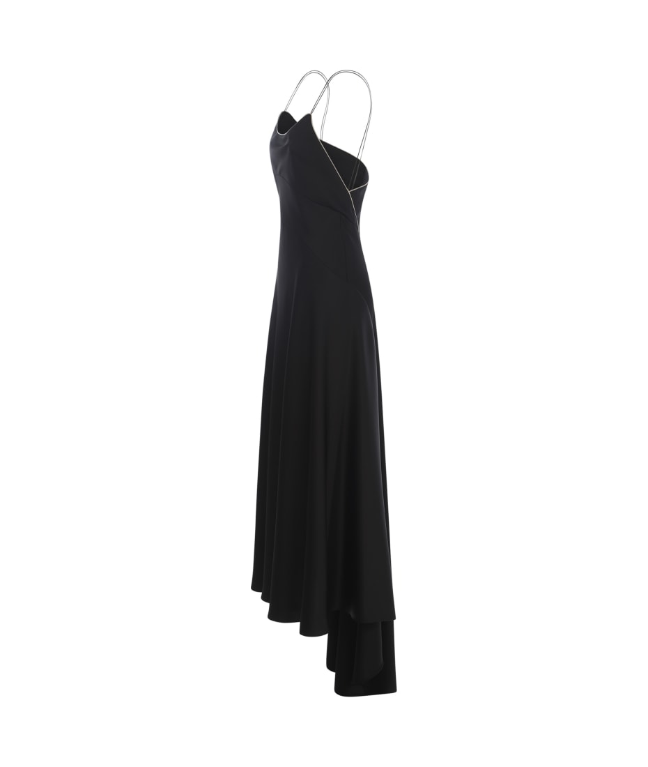 ワンピース PHILOSOPHY DI LORENZO SERAFINI Satin long dress with Philosophy Di Lorenzo Serafini Satin Maxi Dress | Yellow