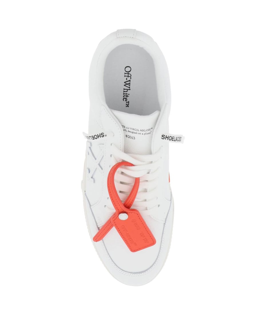 Off-White c/o Virgil Abloh Black And Orange Diag Low Vulcanized Sneakers  for Men