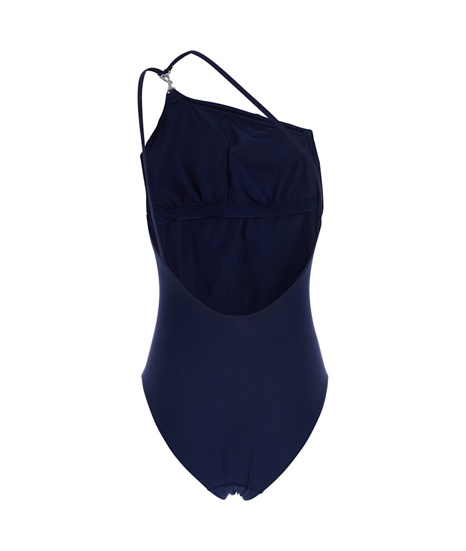 【送料&関税込】Tory Burch Blue One-shoulder Swimsuit Tory Burch One-shoulder Swimsuit | italist