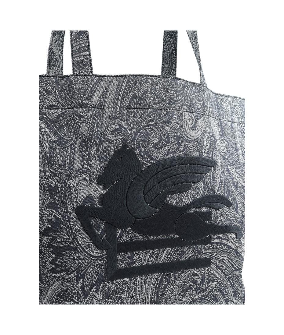 ★TOUT Y EST★ Loose fit rope shopper bag R2 paisley all ivo 6d4c5cdde3eb1ce0b24c6a37eb6538