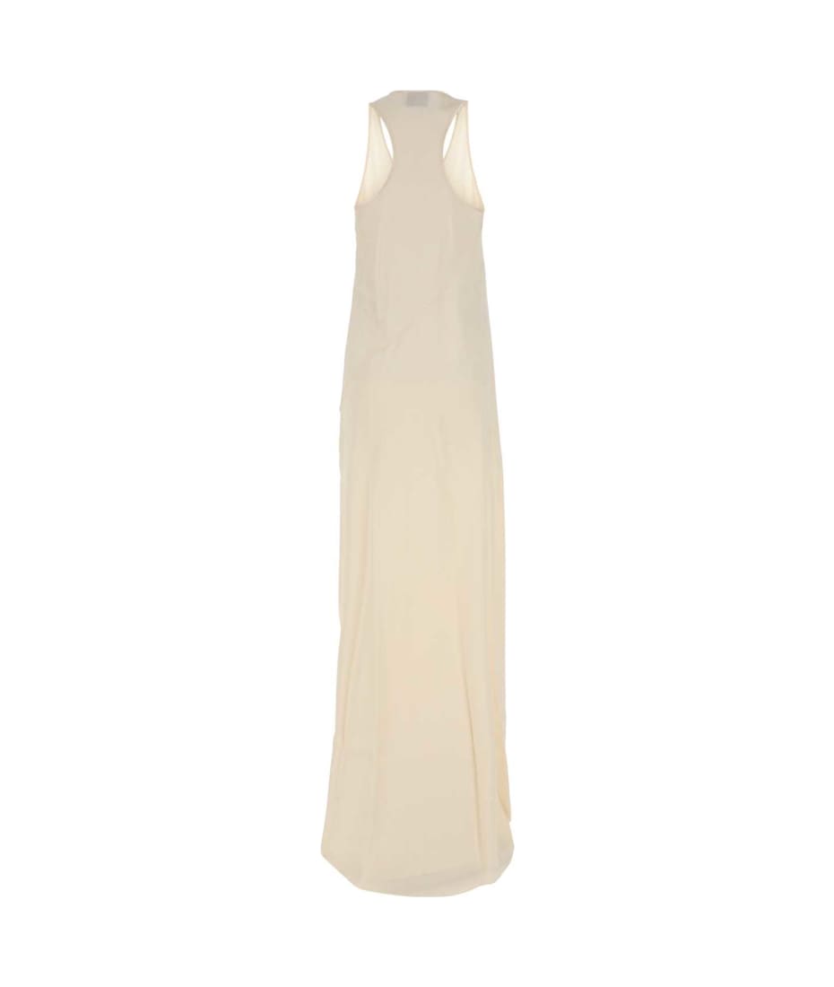 ワンピース Balenciaga Ivory satin long dress Balenciaga Ivory Satin Long Dress | italist