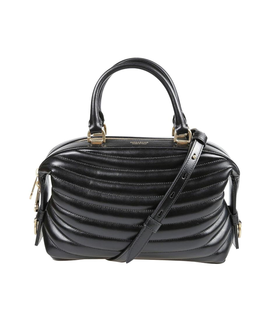 ハンドバッグ [Salvatore Ferragamo]Bowling bag matelasse (S) Multipocket bowling bag (S) - Women | Ferragamo