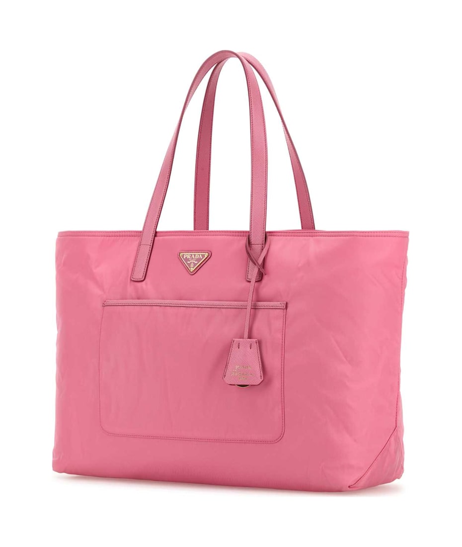 Prada Pink Re-nylon Large Re-edition 1978 Shopping Bag