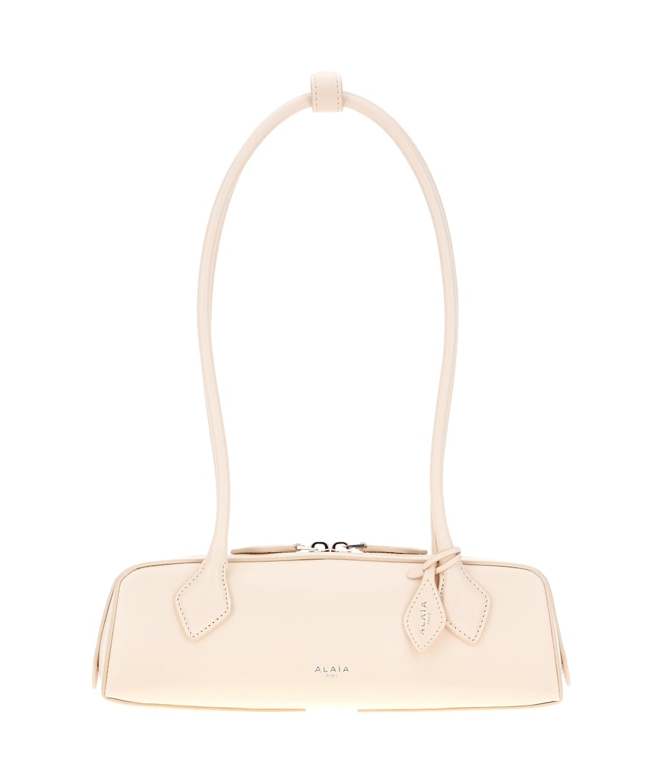 存在感抜群☆ ALAIA Le Teckel Small light pink bag Alaia Pastel Pink Leather Small Le Teckel Shoulder Bag