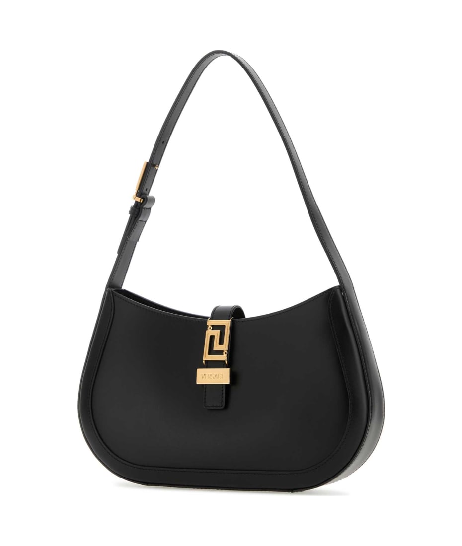Versace★素敵！Black Leather Greca Goddess Shoulder Bag 18876832_41010890_600.jpg