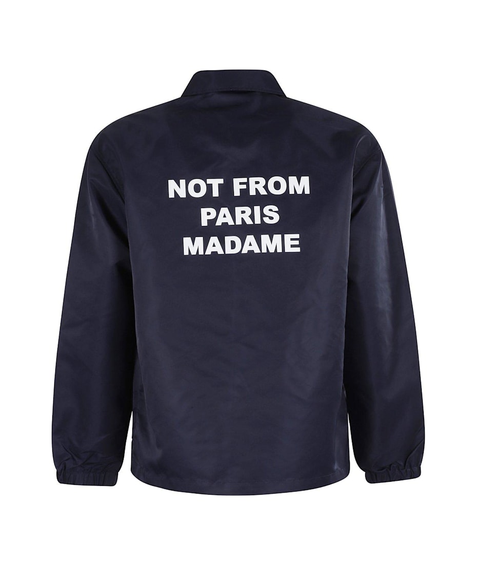 La Vest Slogan Lightweight Button-up Jacket