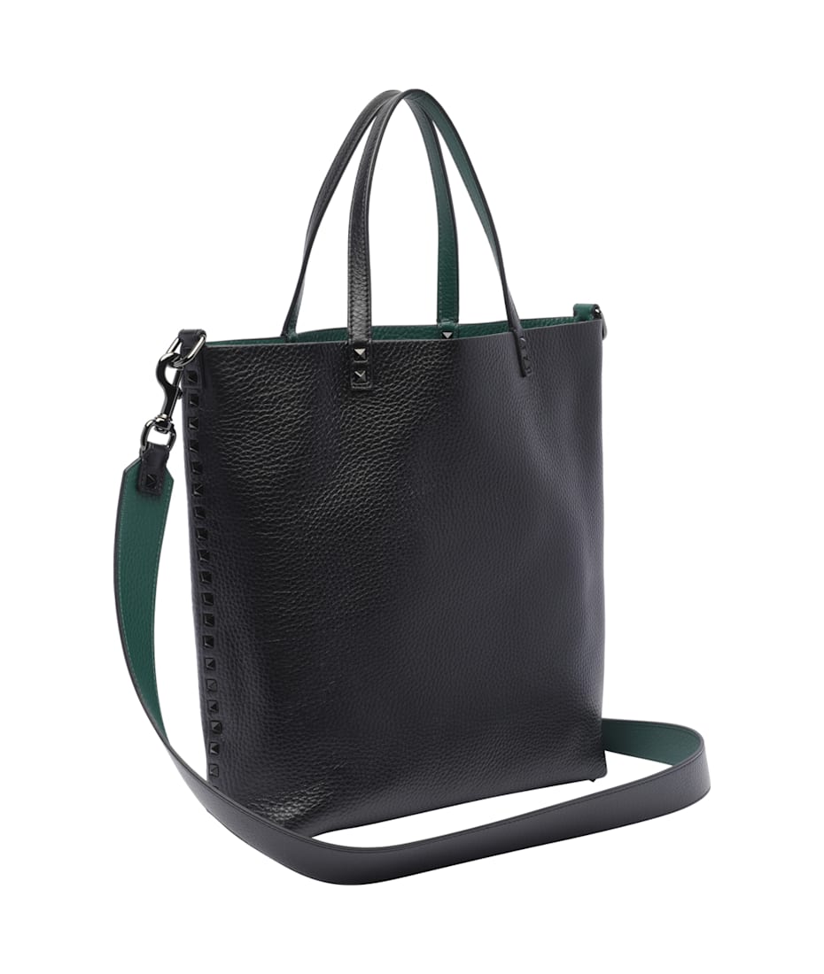 トートバッグ VALENTINO Rockstud Medium Tote Bag Valentino Garavani - Medium Rockstud Tote in Light Ivory