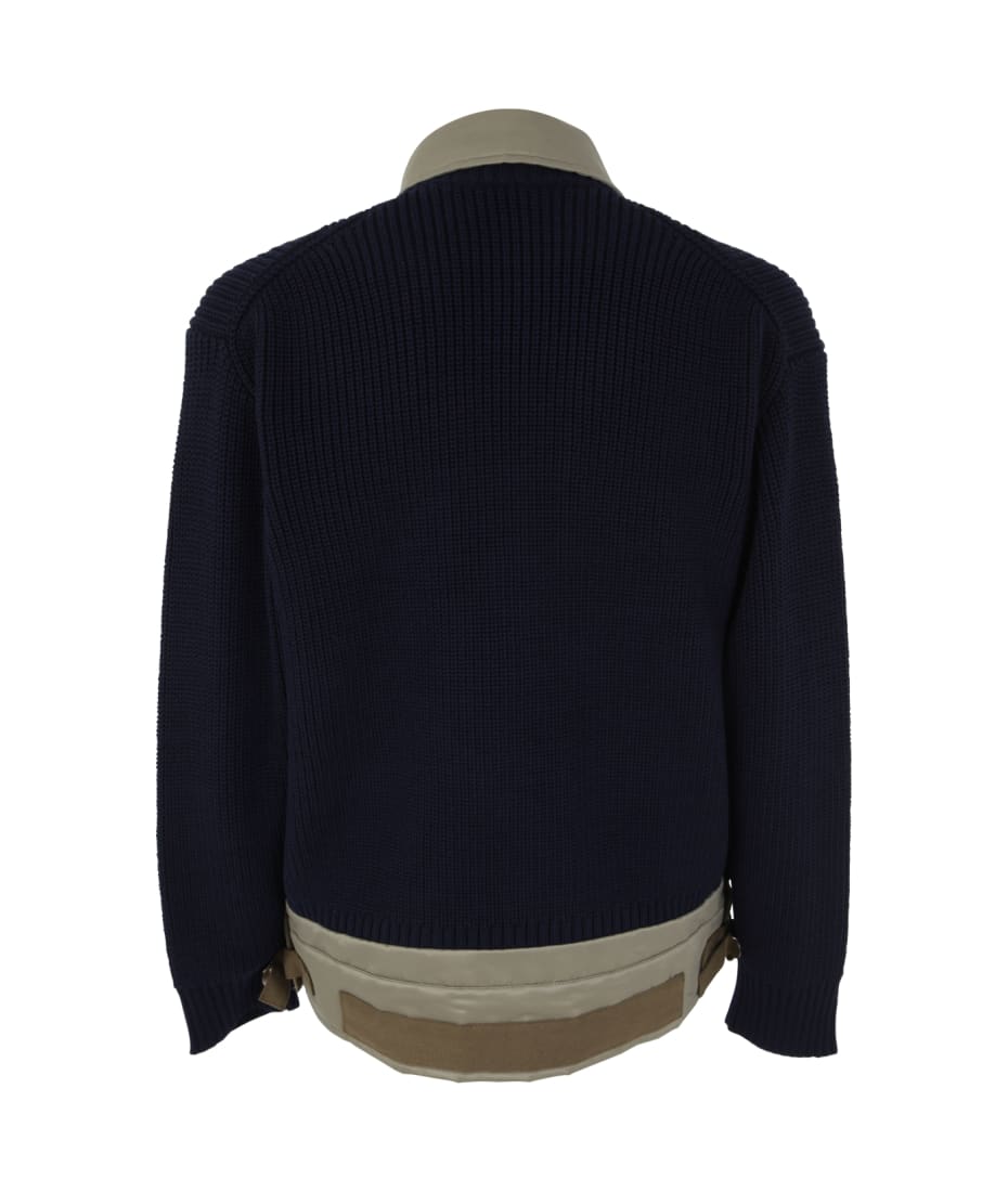 Sacai Nylon Twill Knit Blouson | italist