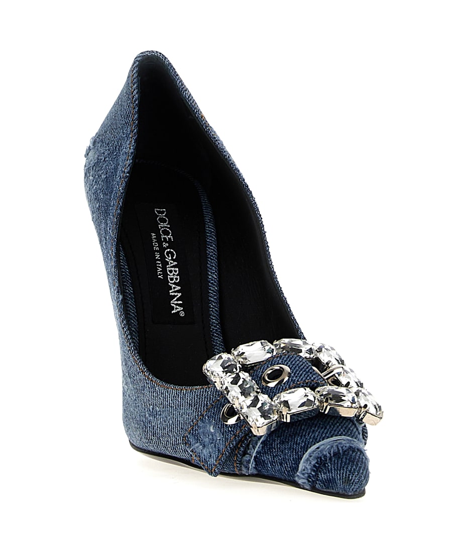 【関税込み】dolce & gabbana Lollo' pumps Lollo patent leather slingback pumps in black - Dolce