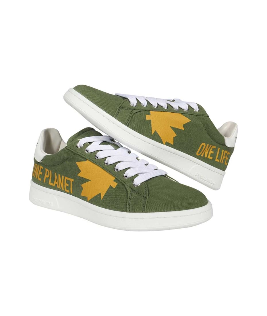 【送料&関税込】Dsquared2 Boxer Low-top Sneakers DSQUARED2 Dsquared2 Boxer Low-Top Sneakers - Casual Shoes