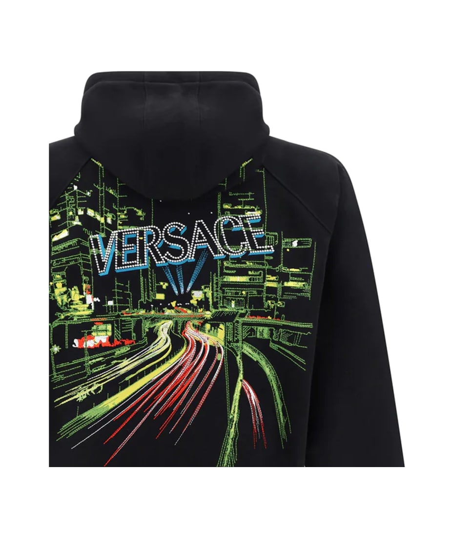 Versace Hooded Sweatshirt - Black
