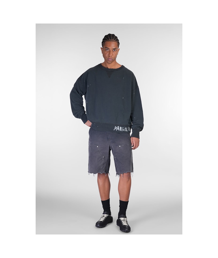 【送料&関税込】Maison Margiela Sweatshirt In Black Cotton Maison Margiela Sweatshirt In Black Cotton | italist, ALWAYS