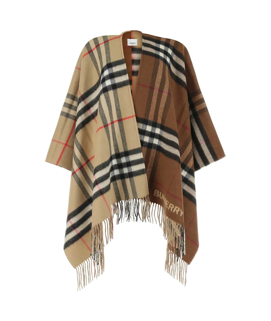 コート BURBERRY Embroidered Wool Blend Cape Burberry Embroidered Wool Blend Cape | italist