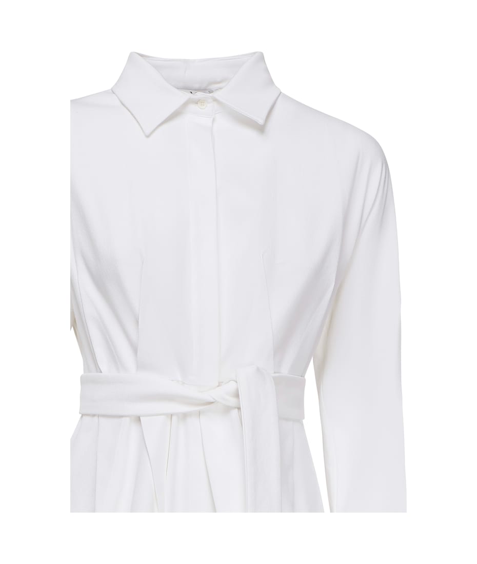 【関税&送料込み】Max Mara Stretch Gabardine Shirt Dress Max Mara Stretch Gabardine Shirt Dress | italist