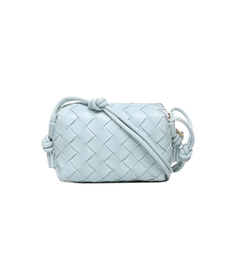 Bottega Veneta Women's Small Loop Camera Bag - Blue - Shoulder Bags