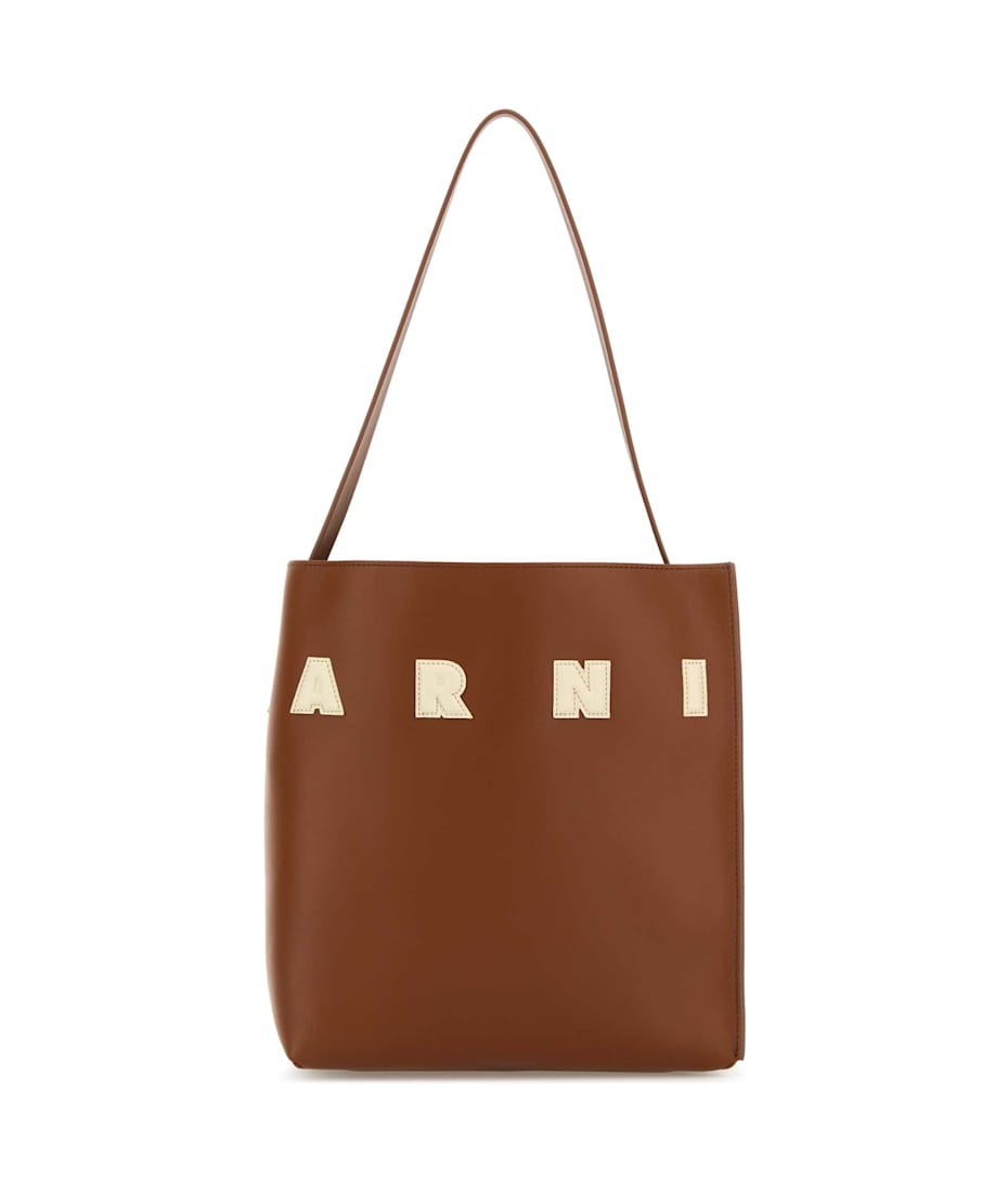ショルダーバッグ・ポシェット MARNI CARAMEL LEATHER SMALL MUSEO SHOULDER BAG Marni Caramel Leather Small Museo Shoulder Bag | italist