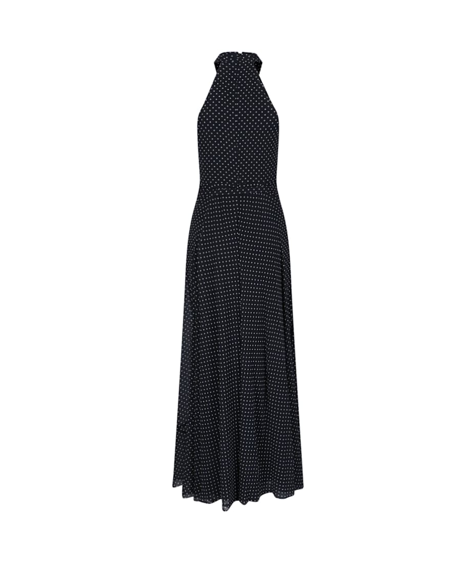 white halter dress open back Modal Halterneck Maxi Dress in White - S main image 1