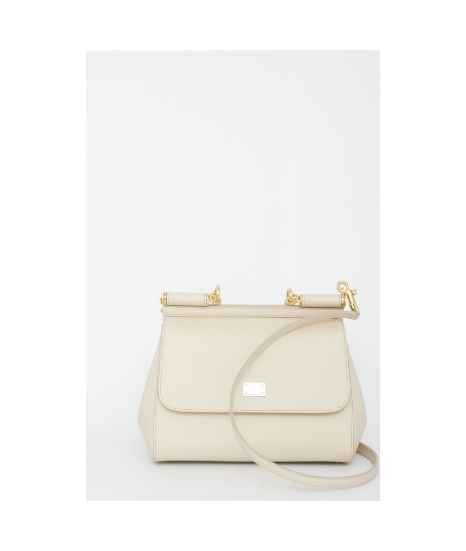 Medium sicily dauphine leather bag - Dolce & Gabbana - Women | Luisaviaroma