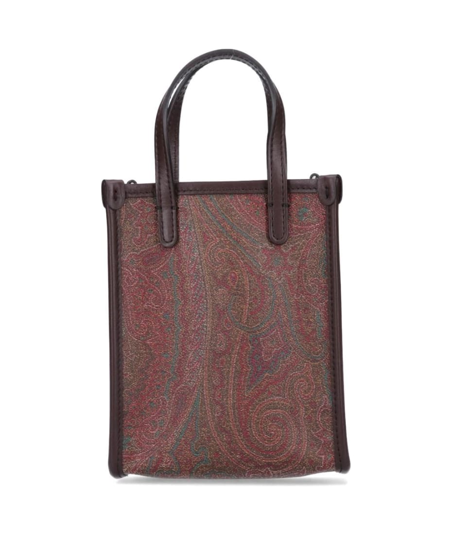 Globetrotter Mini Paisley Tote Bag in Multicoloured - Etro