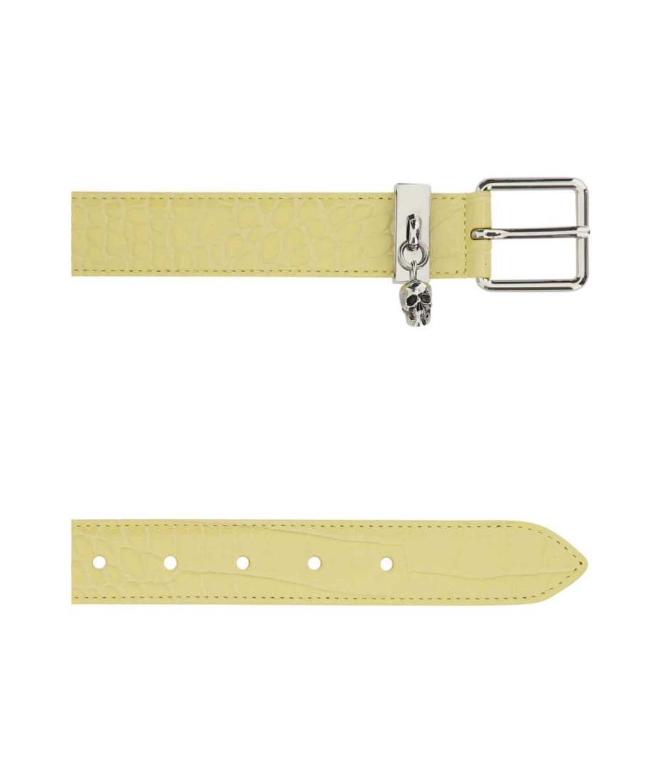 ベルト ALEXANDER MCQUEEN Cintura Alexander McQueen The Grip Woven Black/White Unisex Belt