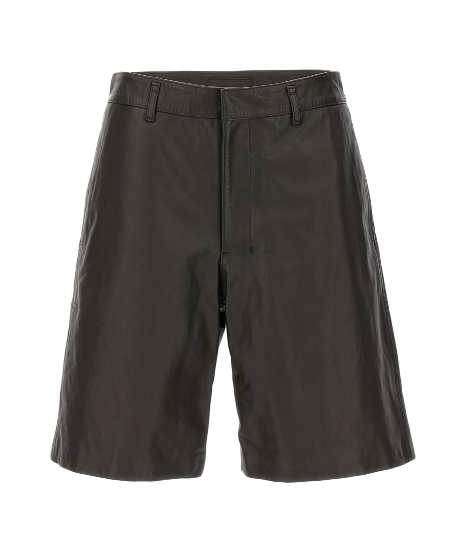 Lemaire Leather Bermuda Shorts | italist Lemaire Leather Bermuda Shorts | italist