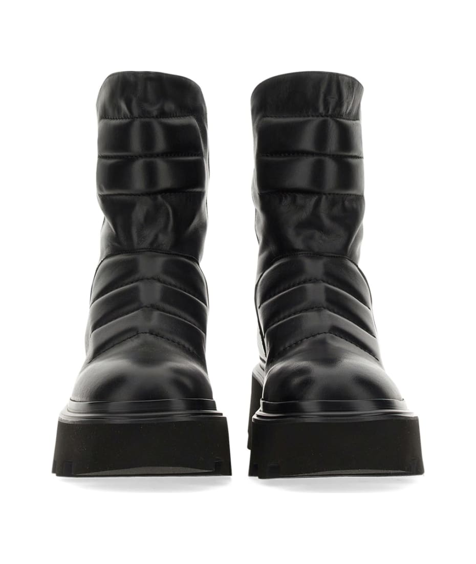 ショートブーツ・ブーティ ELENA IACHI FW21 LEATHER BOOT (E2994_NATURENERO) Ankle boot Nero Elena Iachi - Le Follie Shop