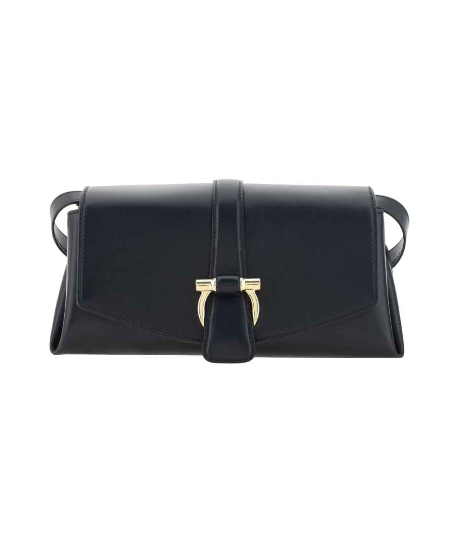 ★関税込★Ferragamo★Flap Studio Women's Shoulder Bag★ Ferragamo Flap Shoulder Bag | italist