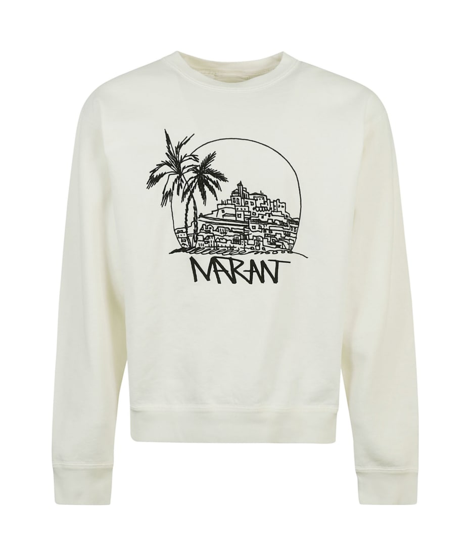 ★Isabel Marant★ Mikoi Logo Sweatshirt White SW0029HAA1M46H Isabel Marant Mikoy Sweatshirt | italist