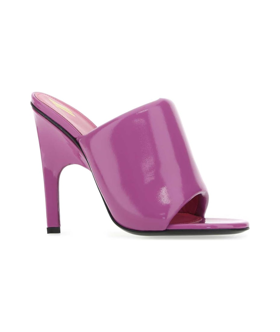 サンダル・ミュール THE ATTICO Purple Eco Varnish Rem Mules The Attico Purple Eco Varnish Rem Mules | italist