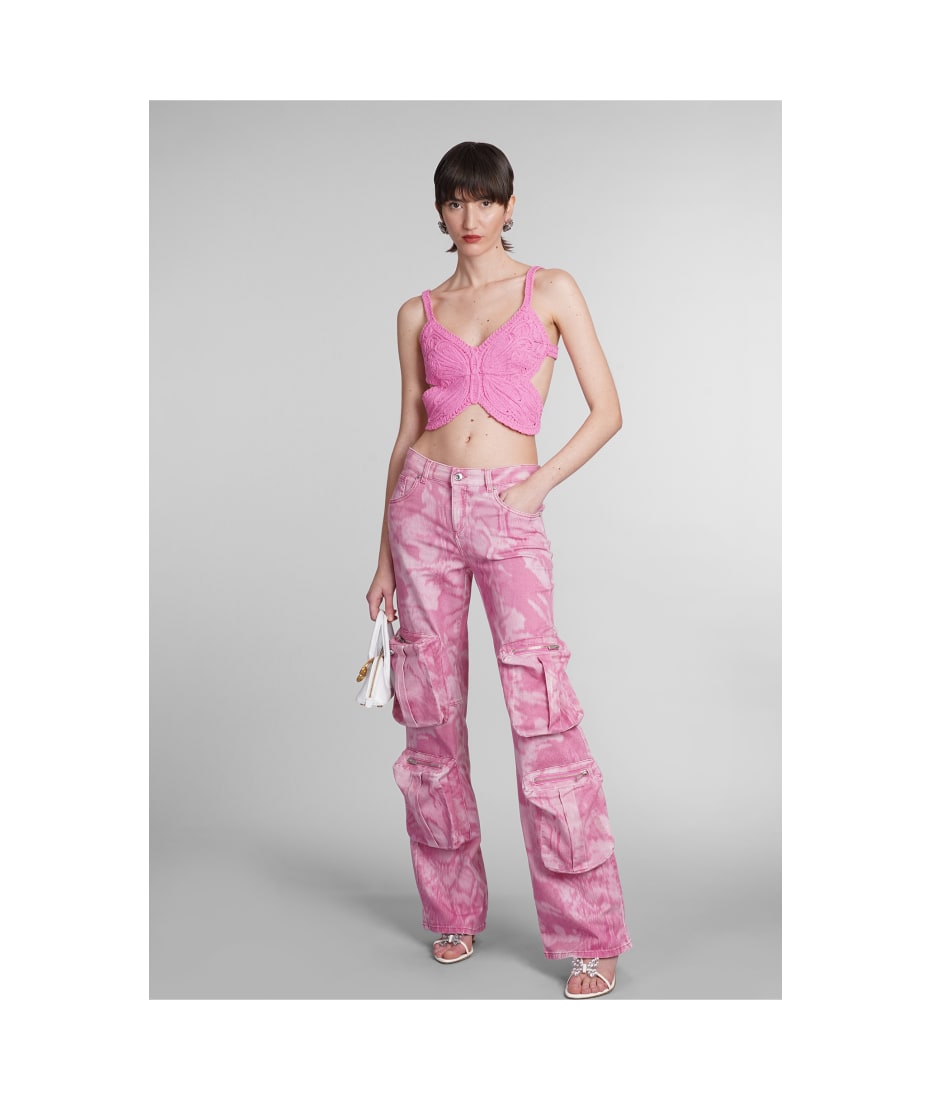 Blumarine Cropped Top With Butterfly Embroidery | italist, ALWAYS