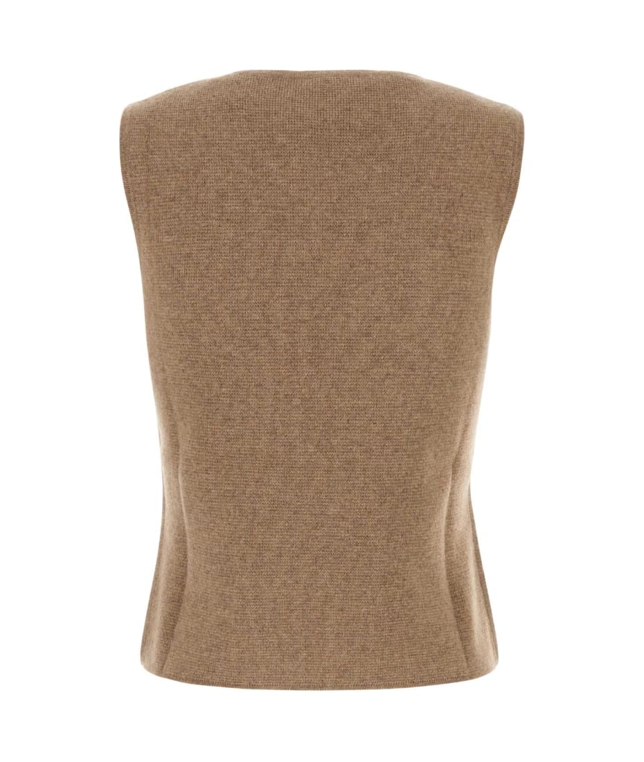 【送料&関税込】Max Mara Camel Wool Blend Fosco Vest e36fdcc9a4dc10c3e85dca8c197060