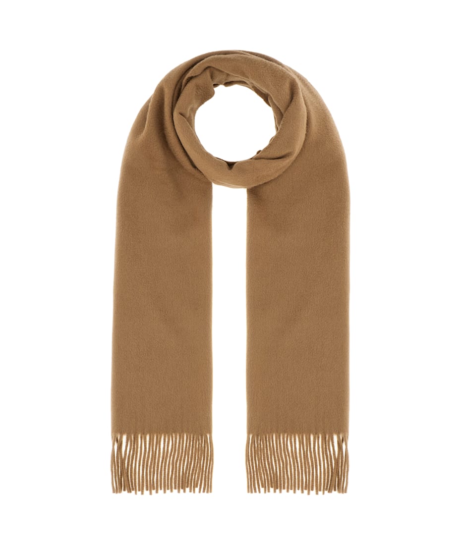 スカーフ MAX MARA BROWN CASHMERE SCARVE Max Mara Baci Cashmere Scarf in Brown