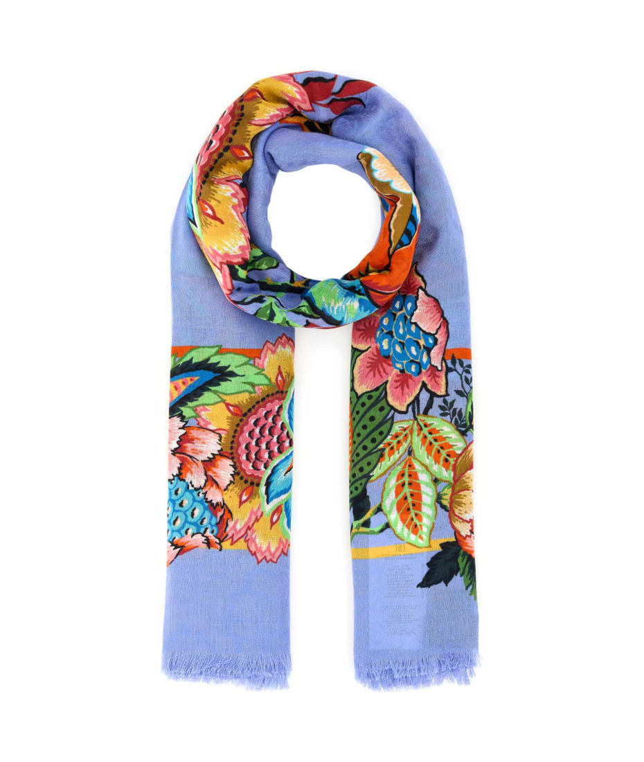 Etro Printed Cotton Blend Foulard | italist
