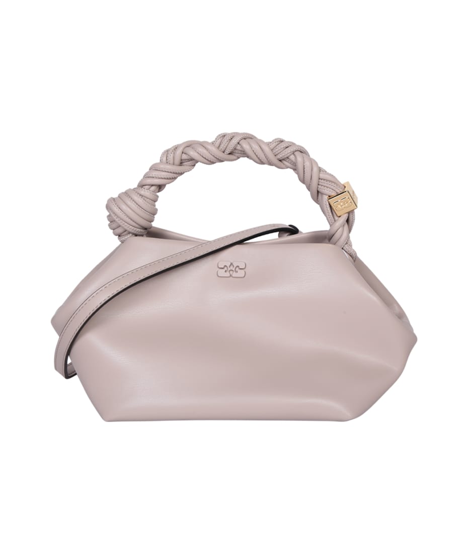 ●Ganni● Small Gani Boo Cross Bag Oyster Gray A5245873 A524 Oyster Gray Light Grey Small GANNI Bou Bag | GANNI US