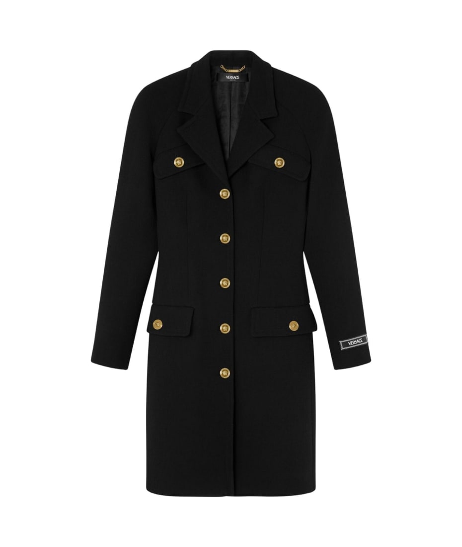ジャケット・アウター VERSACE/Virgin Wool coat VERSACE/Virgin Wool coat