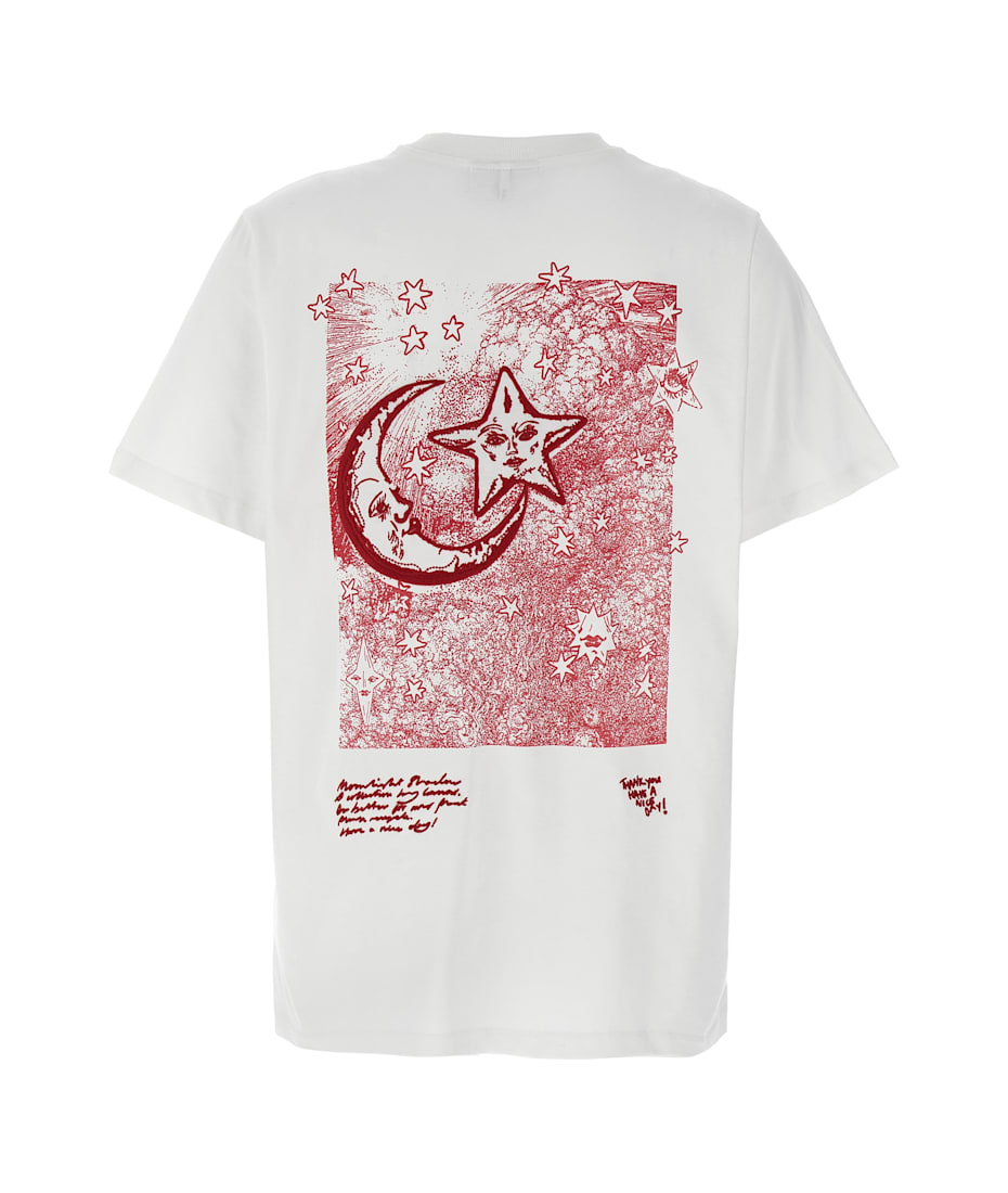 ★人気★【GANNI】CELESTIAL POSTER Tシャツ Ganni 'Celestial Poster' T Shirt | Balardi